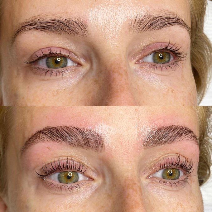 Lash & Brow Lifting vorher nachher - Wimpernlifting und Brow Lifting bei Koenigstoechter Muenchen